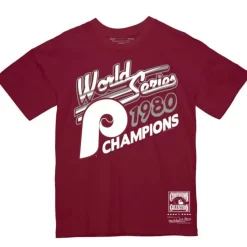 Mitchell & Ness T-Shirts & Tops-World Series 1980 Tee Philadelphia Phillies