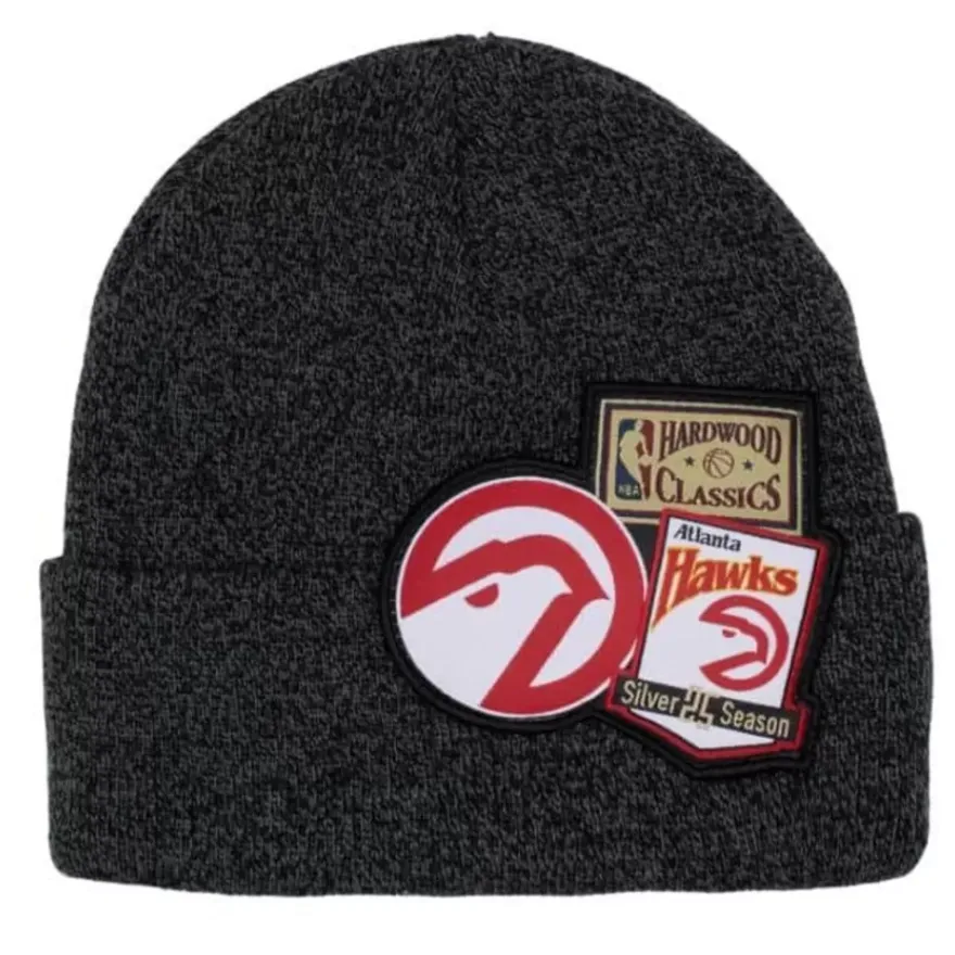 Mitchell & Ness Knit-Xl Logo Patch Knit Hwc Atlanta Hawks