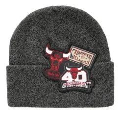 Mitchell & Ness Knit-Xl Logo Patch Knit Hwc Chicago Bulls
